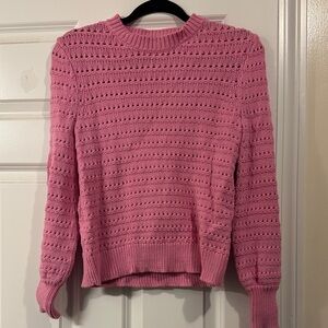 Pink Knit JCrew Women's Sweater